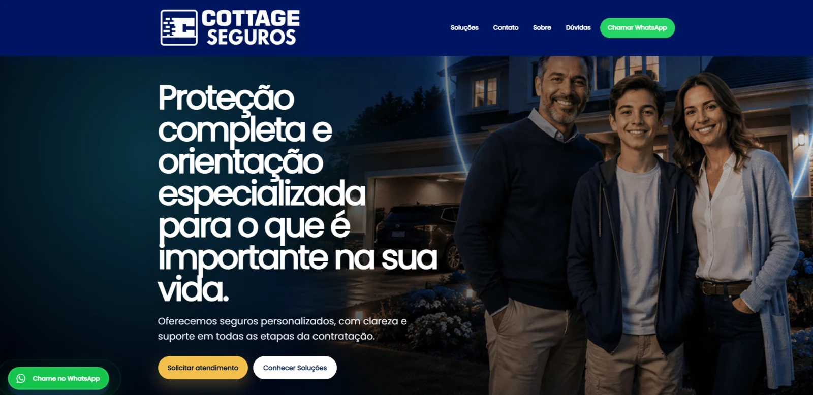 Demonstração do Site Expert
